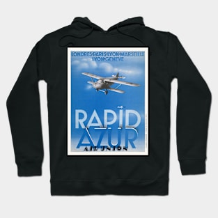 Rapid Azur France Vintage Poster 1932 Hoodie